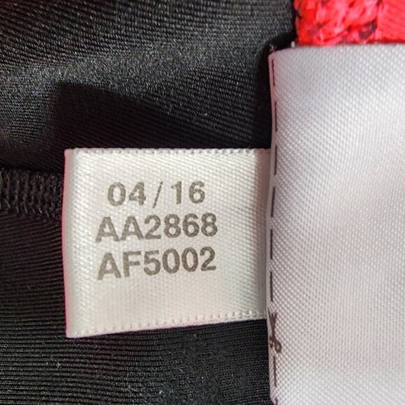 Adidas Leggings Womens S Black Coral Climalite 3 Stripe Active Capri Workout Gym - Picture 7 of 12